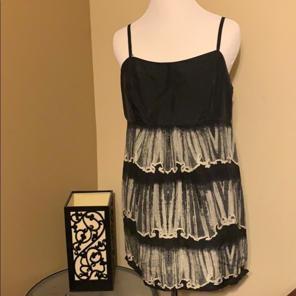 Cabi Black & White Tank Top
